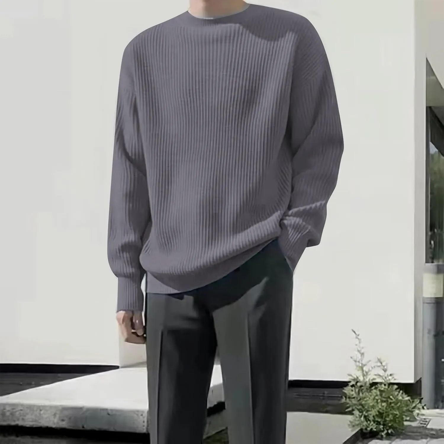 Mens Shirt Spring and Autumn Casual Long Sleeve Button Solid Color Long Sleeve T Shirt Top for Athletic Running