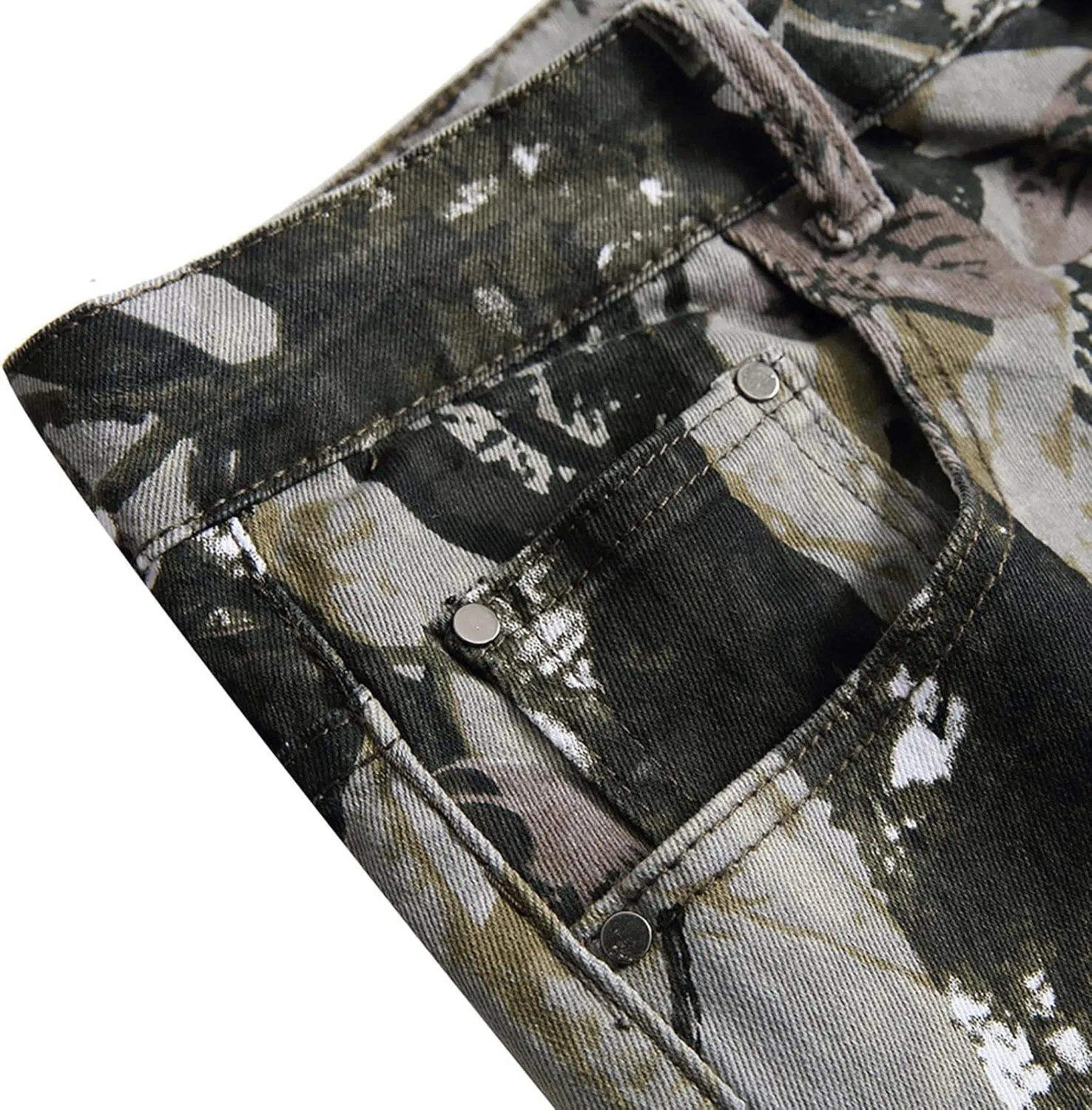 Mens Slim Fit Boot Cut Jeans Jeans Frayed Pants Distressed Rip Trousers Men Jeans Wide Jeans Men Mens