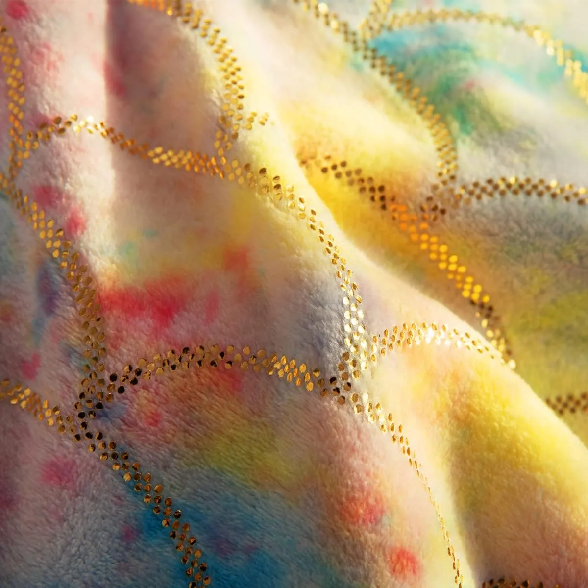 Mermaid Tail Blankets Portable Lovely Glittering Cozy Soft Flannel Rainbow Colorful Birthday Party Gifts for Toddlers