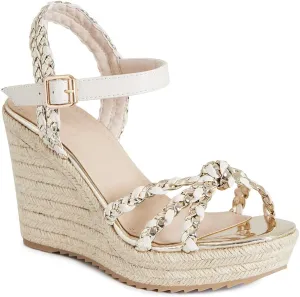 mikarka Sandals for Women, Platform Ankle Strap Womens Sandals Open Toe Espadrille Wedge Sandals for Women Concise Casual Summer Womens Shoes