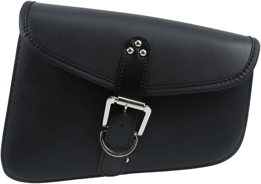 Mikinona Motorcycle Triangle Bag Right Side Waterproof Saddlebags Storage Made of Pu Leather