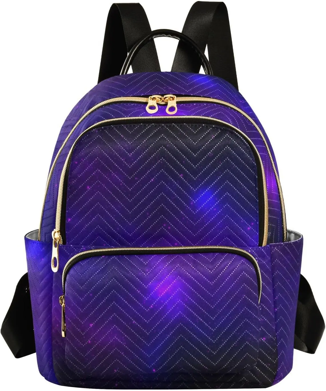 Milky Way Print Trendy Backpack Purse for Women and Anti-theft Ladies Shoulder Travel Daypacks Bags(Small Pattren 3)