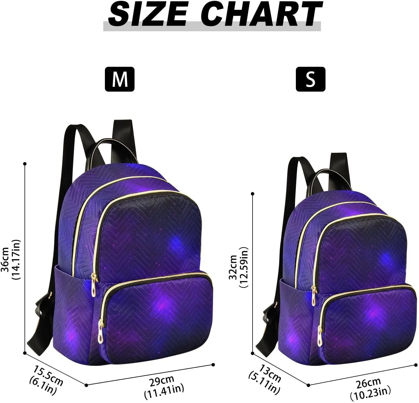 Milky Way Print Trendy Backpack Purse for Women and Anti-theft Ladies Shoulder Travel Daypacks Bags(Small Pattren 3)