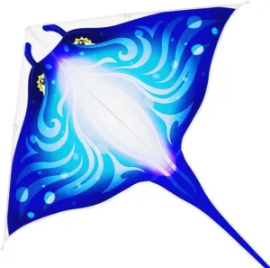 Mint's Colorful Life Devil Fish Kite for Kids and Adults，Easy to Fly Delta Kites Single Line Large, 300ft Kite String Handle Include