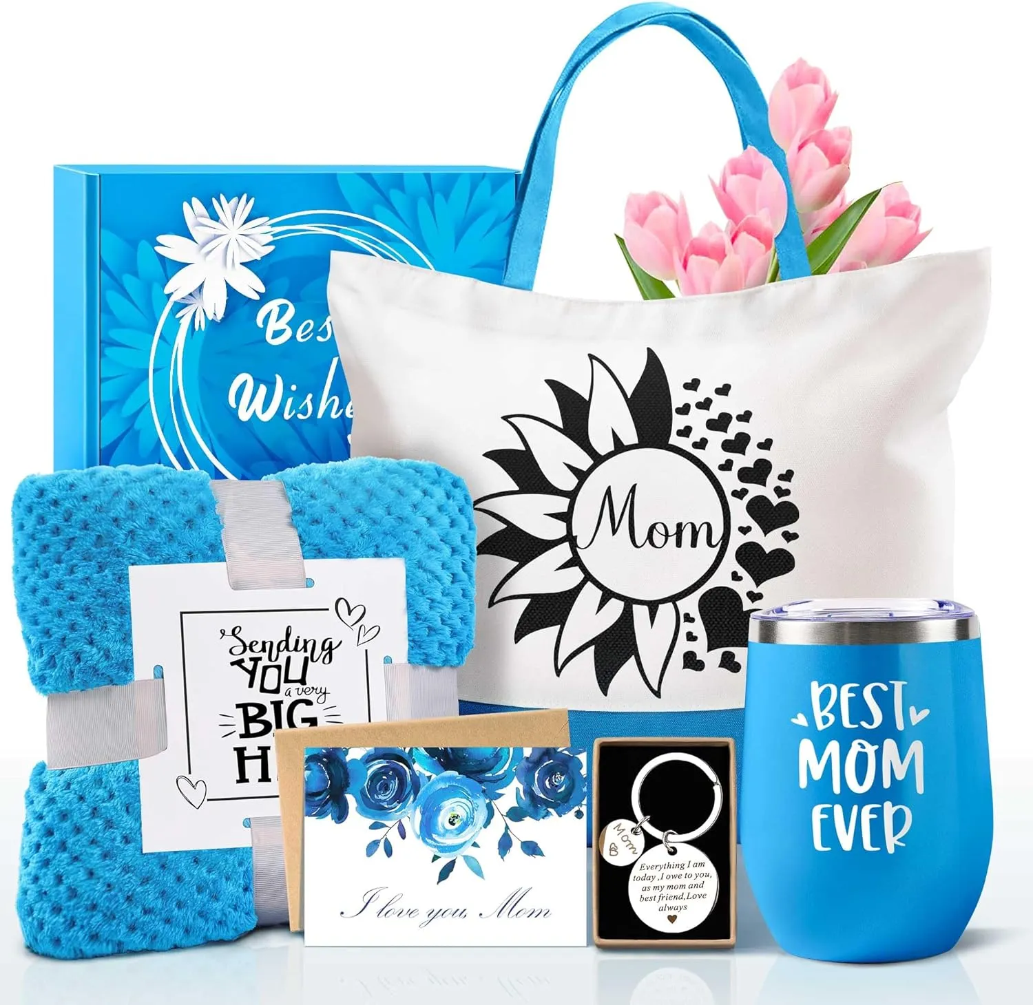 Mother's Day Gifts for Mom from Daughter Son Kids, Unique Birthday Christmas Gifts for Grandma Wife Mother-in-Law Newmom Stepmom, Self Care Package Thank You Mom Gift
