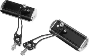 Motorcycle Handlebar Mirrors Aluminum Alloy Rear View Mirror for Bikes Scooters Atvs Night Safety Reflective Surface