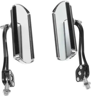 Motorcycle Mirrors Aluminum Alloy Handlebar Rearview Mirror for Electric Atvs Scooters Lightweight Versatile Safety Accessory for Night Riding