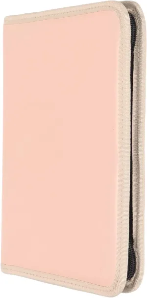 Nail Drill Bits Holder Container Nail Bit Storage Bag Large Capacity Portable Nail Drii Bits Bag Acrylic Nail Tools for Manicure Rose Gold