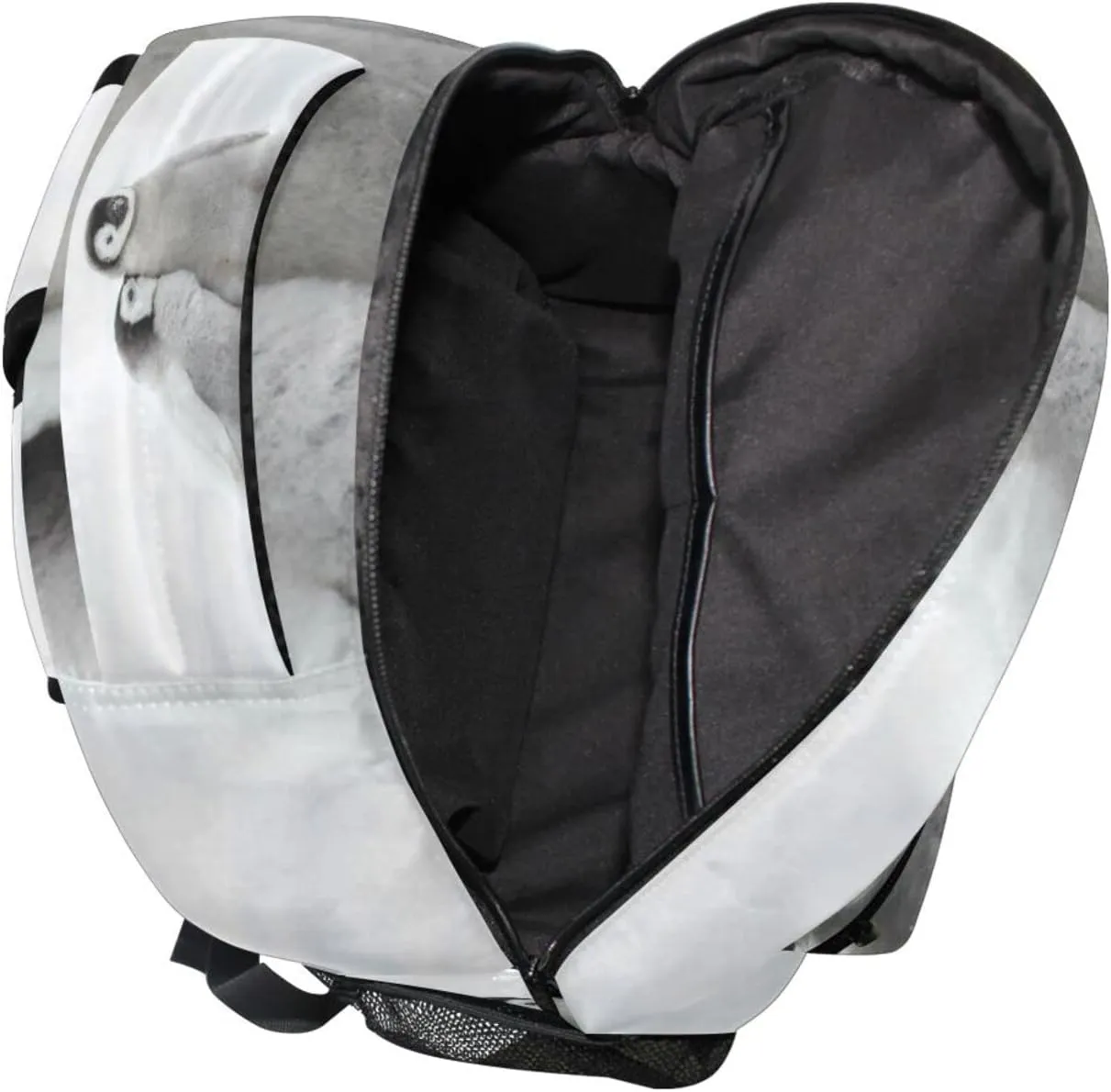 Nander Custom You Name Snow Penguins Backpack,Casual Daypacks Outdoor Sports Rucksack School Shoulder Bag for Men Women Boys Girls-12x7.3x16.9in