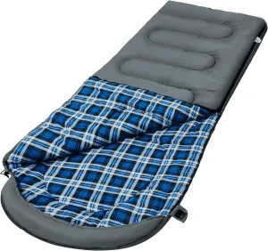 Naturehike 0 Degree and 40 Degree Flannel Two Person Sleeping Bag with Pillows for Adults, Couples & Family, Doublewide Double Sleeping Bag 2 Person for All Seasons Camping Hiking Backpacking