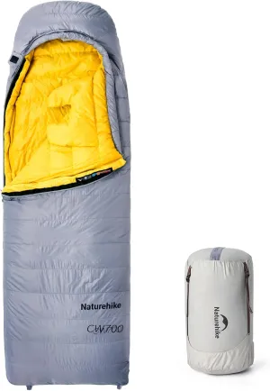 Naturehike 0 Degree Ultralight Down Sleeping Bag for Adults, 650FP Backpacking Cold Weather Sleeping Bag with RDS Down, 28.9℉ Sleeping Bags for Camping, Hiking, 2025 Model CW700