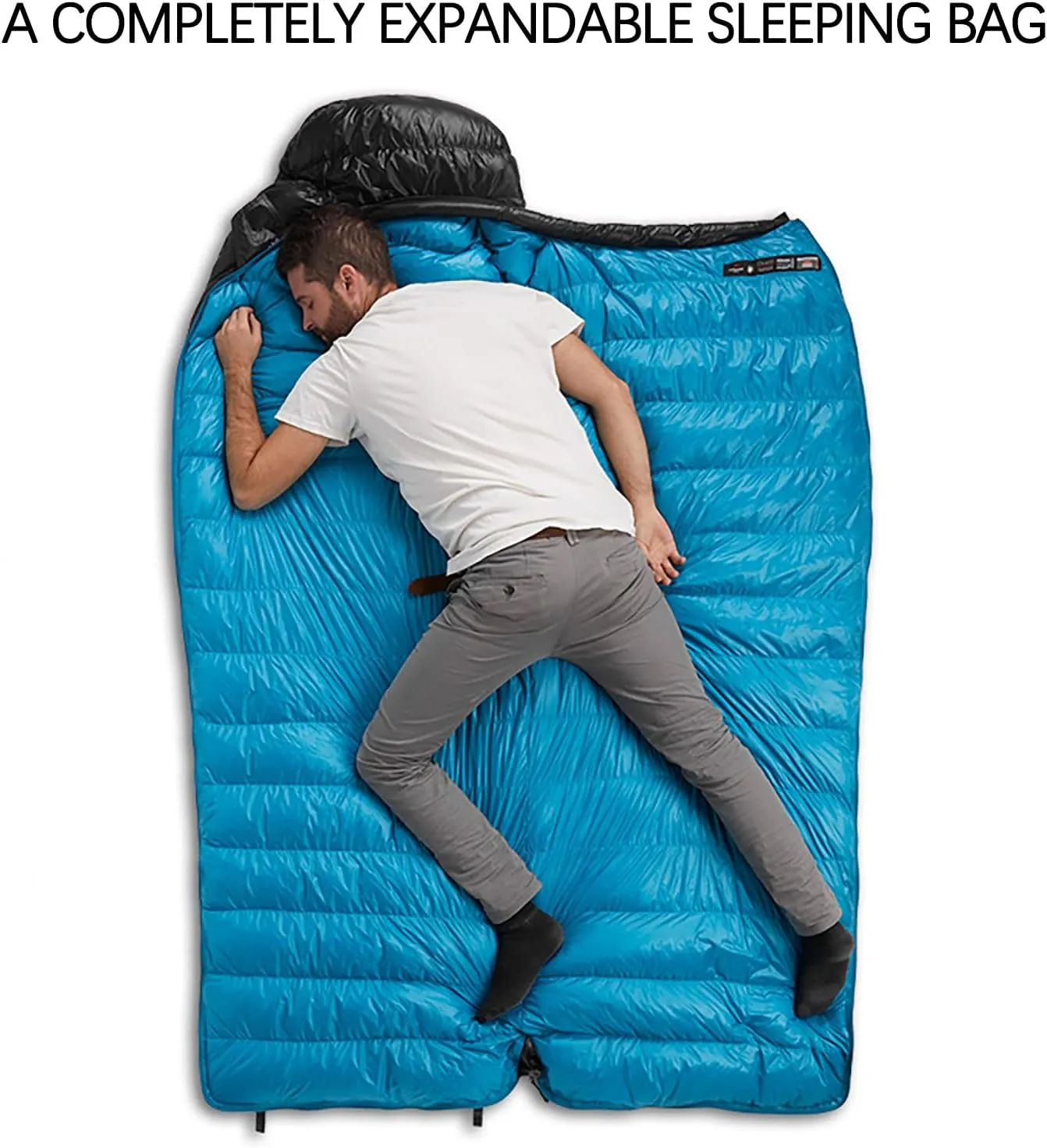 Naturehike Ultralight Down Cold Weather Sleeping Bag, 650FP Compact Sleeping Bag 3-4 Season for Adults & Kids, Backpacking, Camping, Hiking, Traveling with Compression Sack