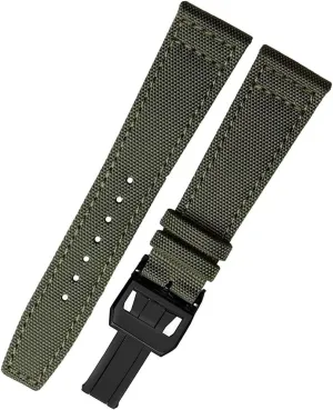 Nylon Canvas Fabric Watch Band For IWC Pilot Spitfire Timezone TopGun Strap Wristwatch Straps 20mm 21mm 22mm
