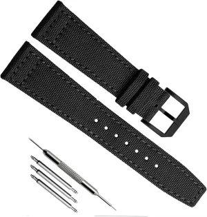 Nylon Watch Band For IWC Portuguese Pilot Series Wristwatches Band Canvas Bracelet Watch Strap