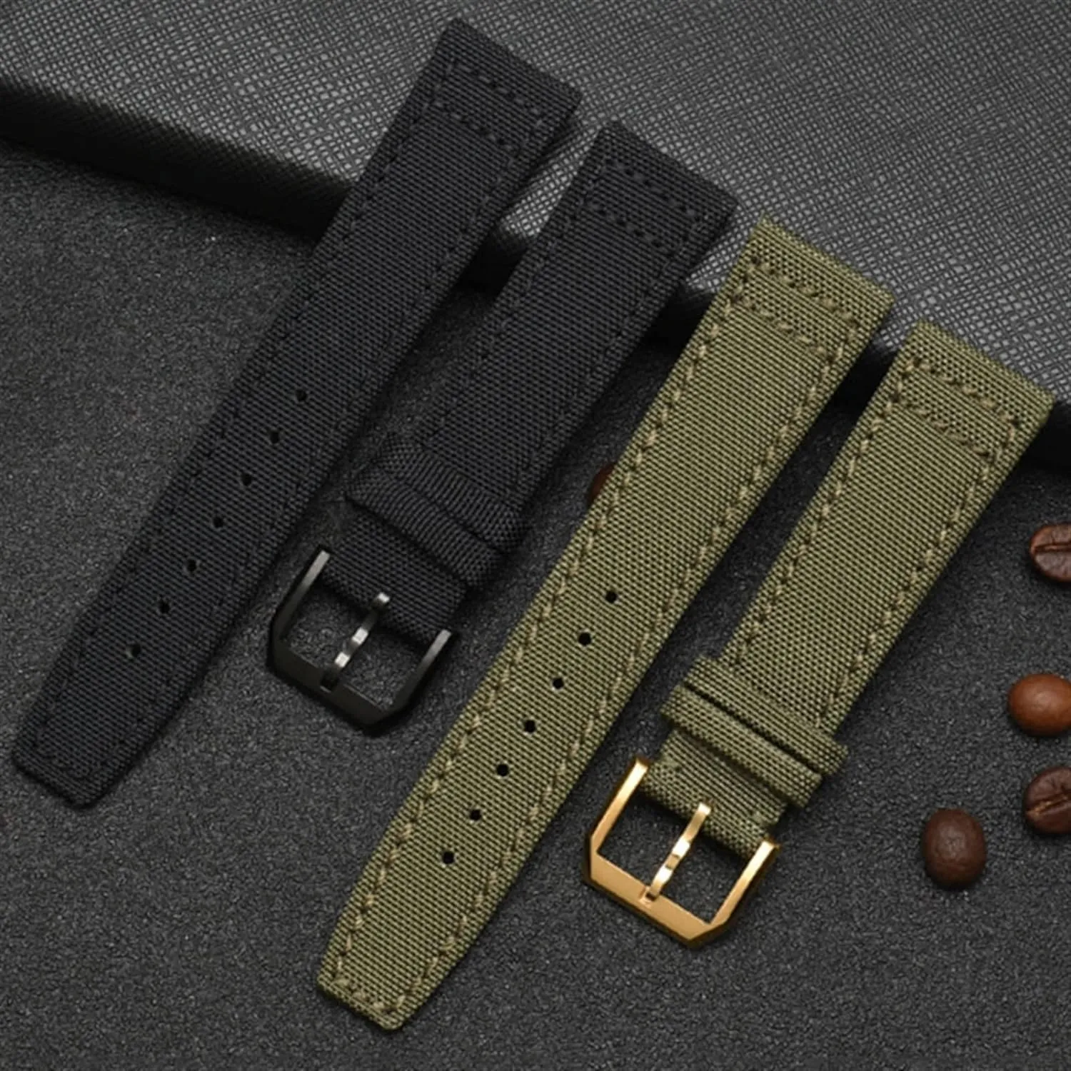 Nylon Watch Band For IWC Portuguese Pilot Series Wristwatches Band Canvas Bracelet Watch Strap