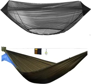 onewind Ultralight Double Layer Hammock with Mosquito Net for Camping Hiking Backpacking