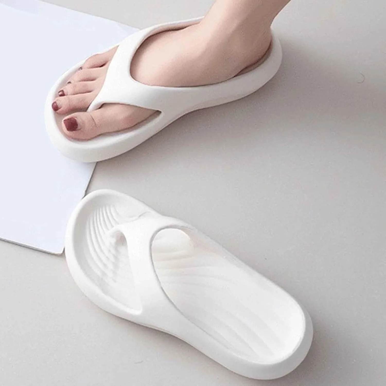 Orthopedic Sandals for Women Arch Support Walking Sandals Platform Recovery Flipflops Pillow Soft Summer Beach Shoes
