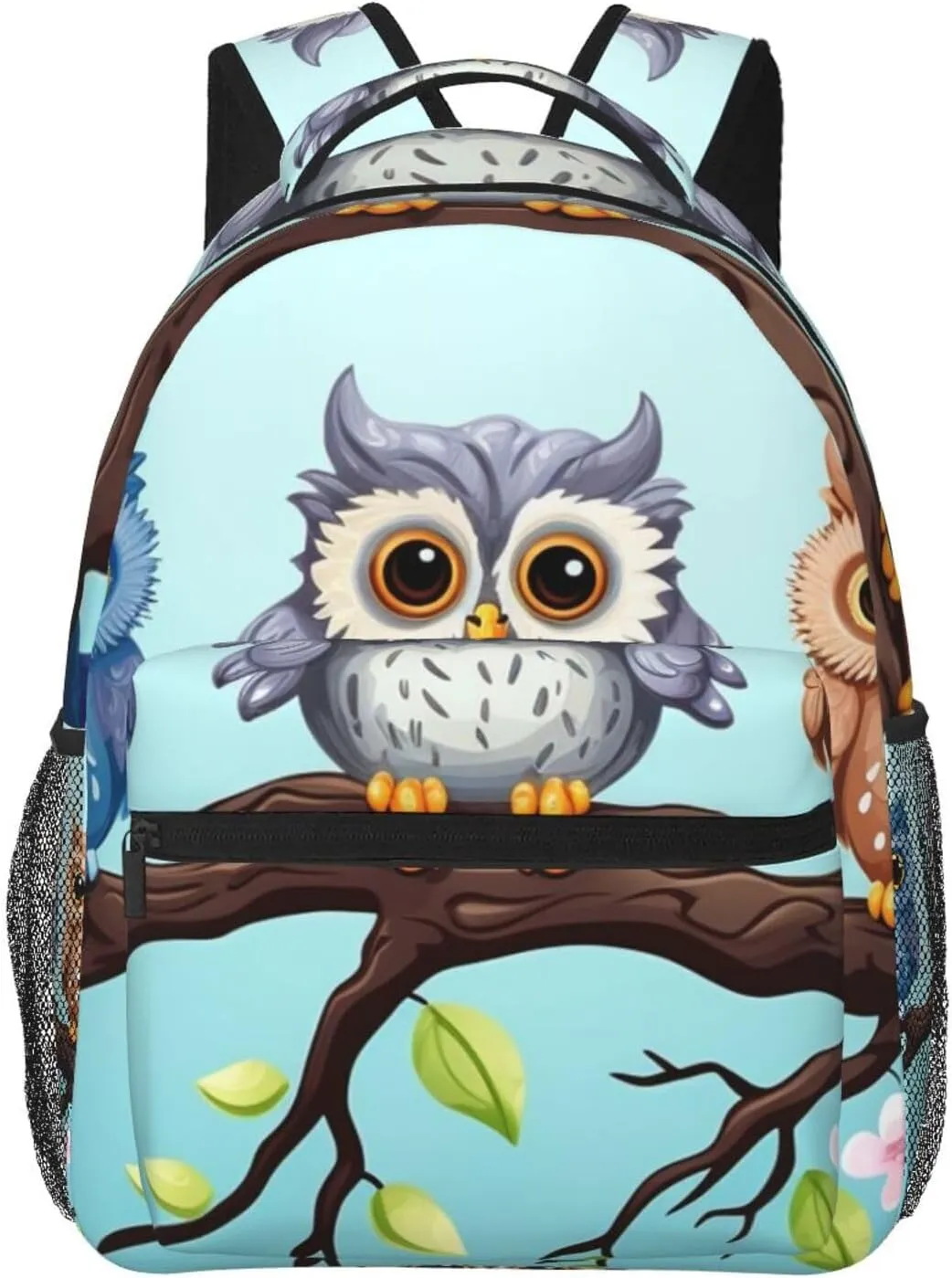 Owls on a branch Backpack for Men Women Casual Daypack Laptop Backpack Computer Bag Travel Laptop Bag