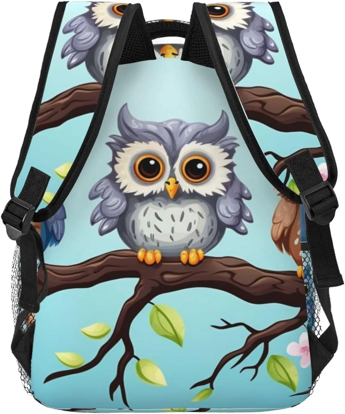Owls on a branch Backpack for Men Women Casual Daypack Laptop Backpack Computer Bag Travel Laptop Bag