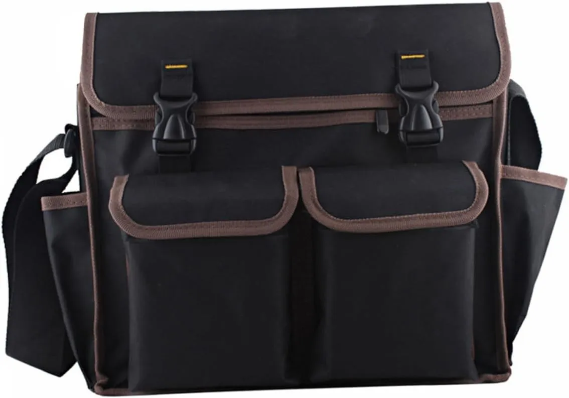 Oxford Fabric Tool Bag Large Capacity Electrician Tool Pouch Organizer Shoulder Strap for Home Repairs