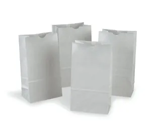 Pacon Rainbow® Kraft Bags 6x11, White, 100 Count