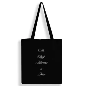 Peach Blossom Women's Cotton Printed Tote Bag With Zipper and Pouch