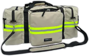 Personalized Firefighter Ripstop Duffel Bag (Tan)