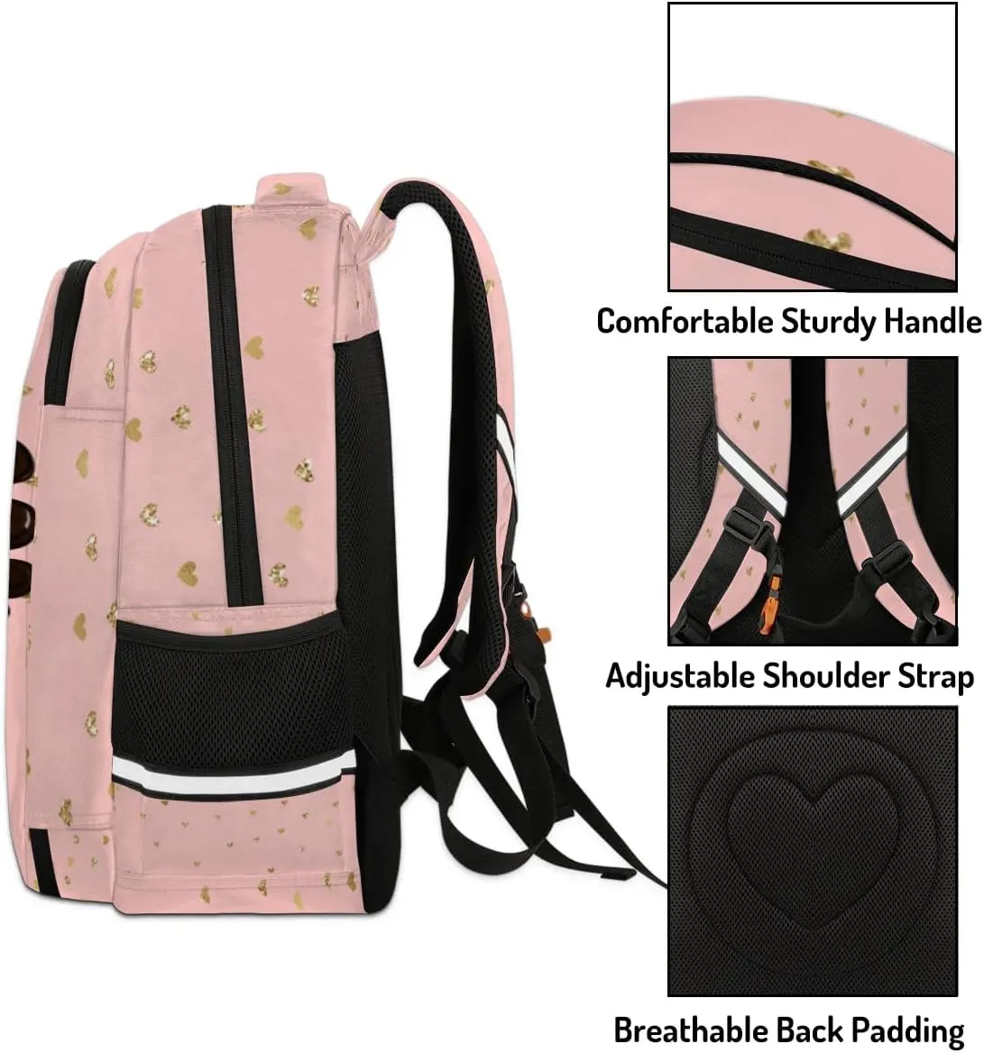 Personalized Kids Backpack Custom Backpack Schoolbag Children Bookbag for Girls Afro Girl Princess