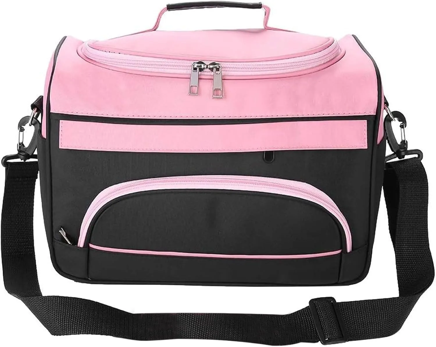 Petyoung Large Capacity Hairdressing Carrying Bag with Shoulder Strap,Professional Hairdressing Equipment Beauty Salon Tool Travel Storage Case,Portable Barber Toolkit Comb Scissors Clip Storage
