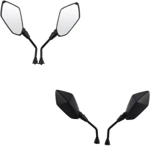 POPETPOP 2pcs Convex Rear View Mirror for Side Reflector Mirrors Wide Field of View Lightweight Design Easy Installation for Folding