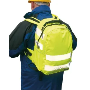 Portwest B905 Hi-Vis Backpack Yellow