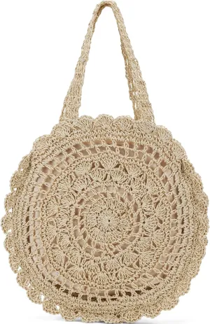 Raffia Bag Straw Bags for Women Large Beach Tote Woven Clutch Summer Bag Tote Bag for Women Rattan Wicker Purse