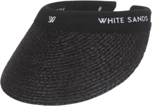 Raffia Straw Sun Visor Patented Removable Headband | New Lazare