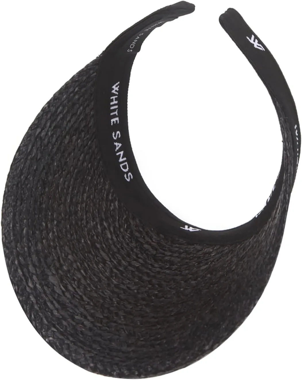 Raffia Straw Sun Visor Patented Removable Headband | New Lazare