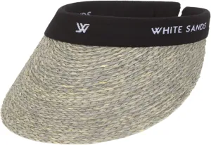 Raffia Straw Sun Visor Patented Removable Headband | New Lazare