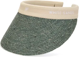 Raffia Sun Cap Visor Petra