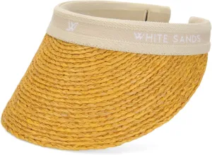 Raffia Sun Cap Visor Petra