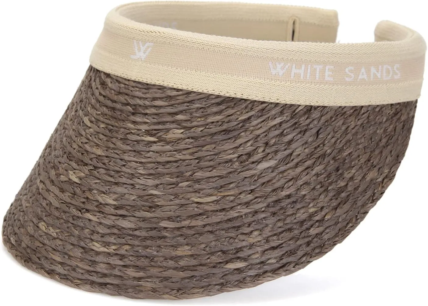 Raffia Sun Cap Visor Petra