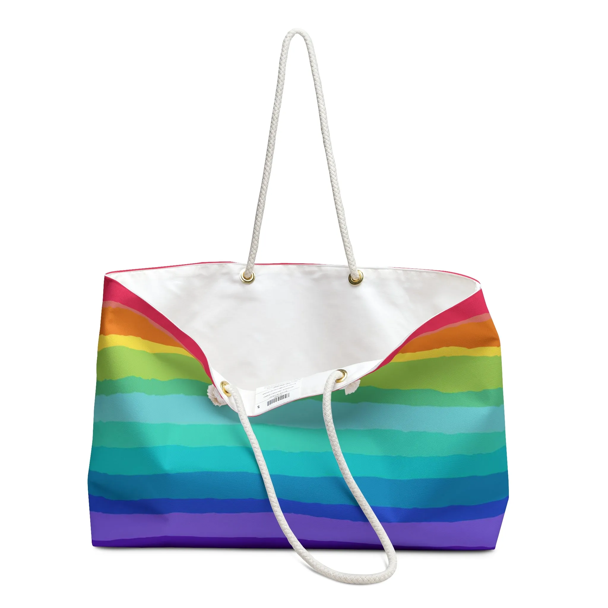 Rainbow Weekender Tote