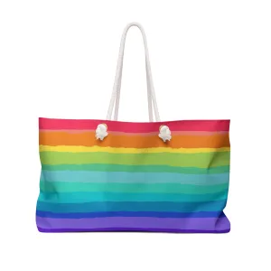 Rainbow Weekender Tote