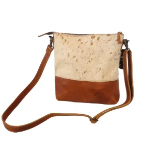 Ranch Junkie Saddle Highlands Genuine Cowhide Crossbody Purse