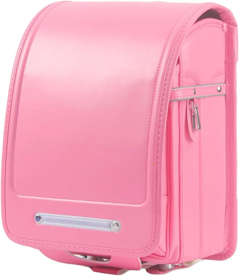 ransel randoseru japanese semi-automatic school bags Senior PU leather give small gift
