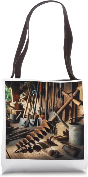 Really Like Augers - Auger Ice Fishing Digging Tote Bag