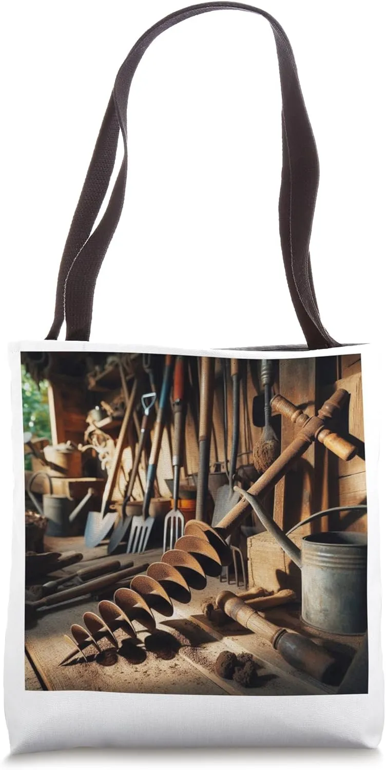 Really Like Augers - Auger Ice Fishing Digging Tote Bag