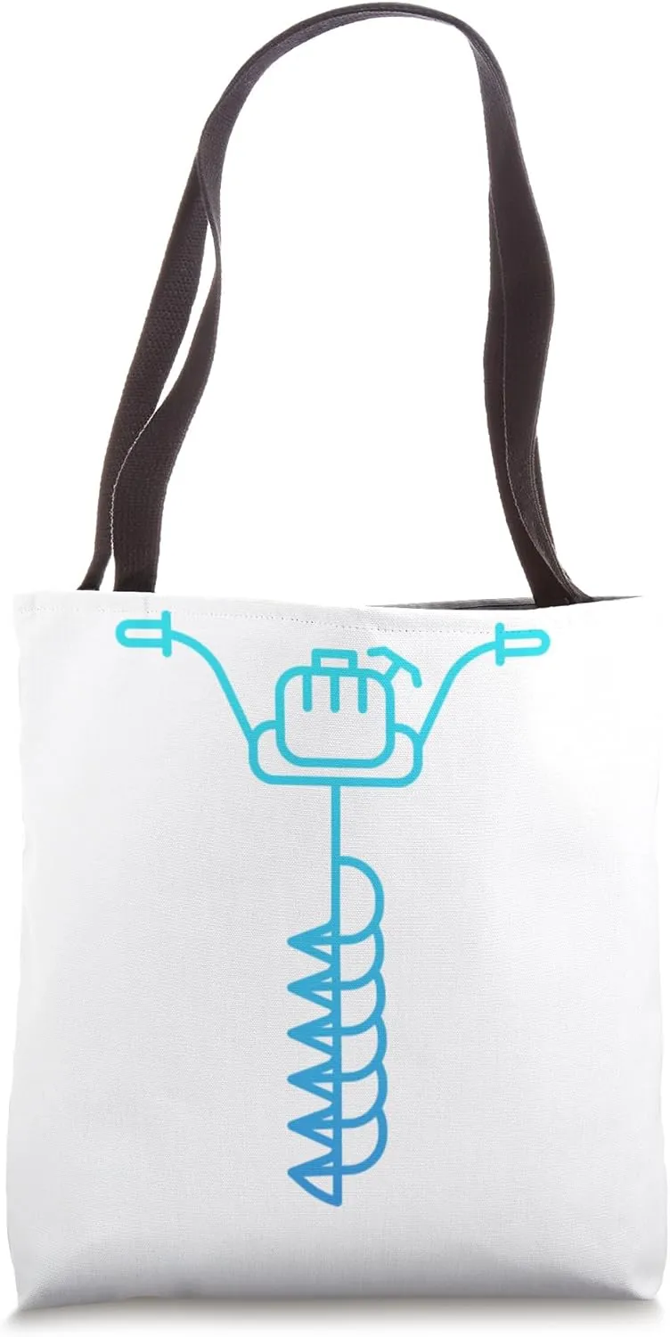 Really Like Augers - Auger Ice Fishing Digging Tote Bag