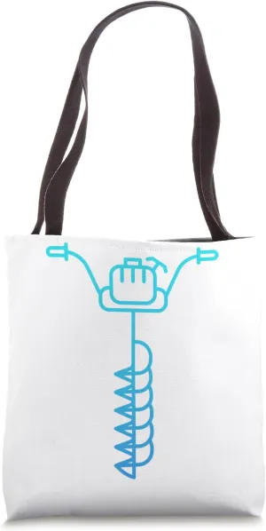 Really Like Augers - Auger Ice Fishing Digging Tote Bag
