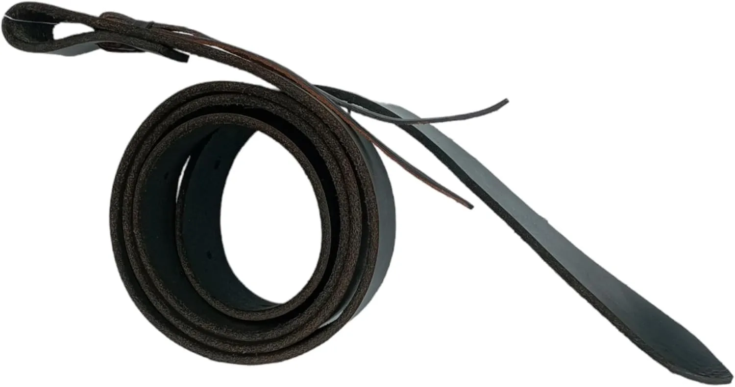 Regular Leather Western Horse Saddle Latigo Off Billet Tie Strap Set Pair Latigo Saddle Cinch Tie Strap - Saddle Strap - Accessory Cinch Western Saddle Cinch tie with Holes Latigo Leather Strap, LTG12