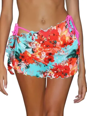 RELLECIGA Women's Beach Sarong Short Wraps