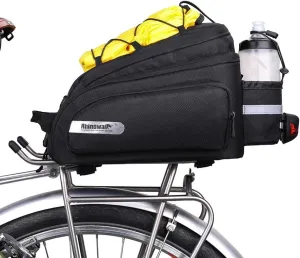 Rhinowalk Bike Bag Bike Trunk Bag Bike Pannier Bag,(for Bicycle Cargo Rack Saddle Bag Shoulder Bag Laptop Pannier Rack Bicycle Bag Professional Cycling Accessories)