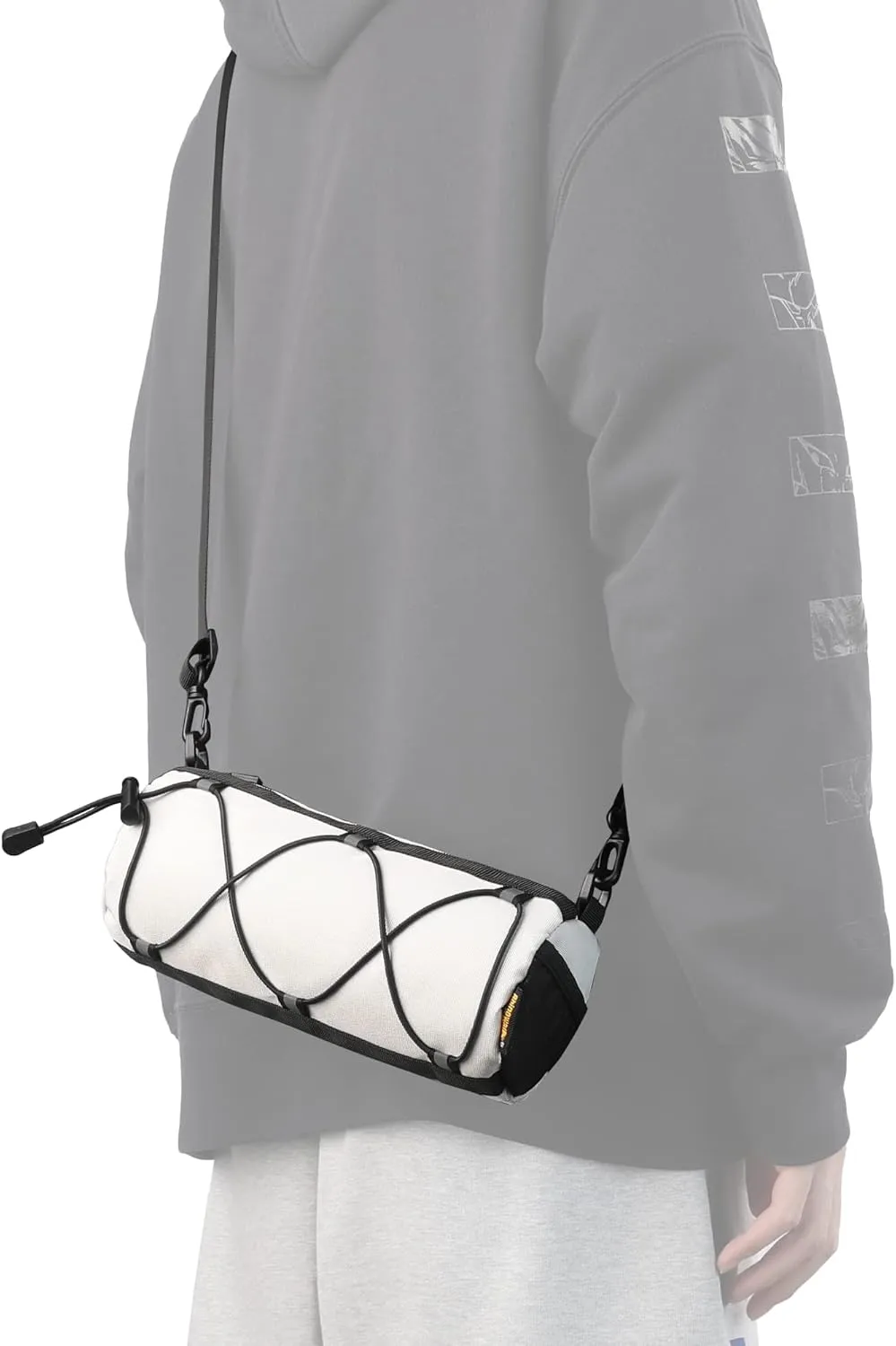 Rhinowalk Bike Handlebar Bag, Bicycle Front Bag Shoulder Bag Storage Bag with Shoulder Strap for Road Mountain Bike Cycling Travel